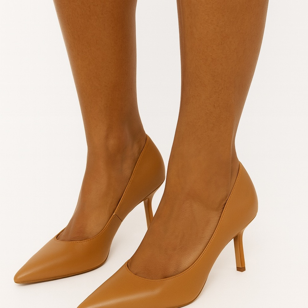 Marc Fisher Tan  Pointed Toe Pumps